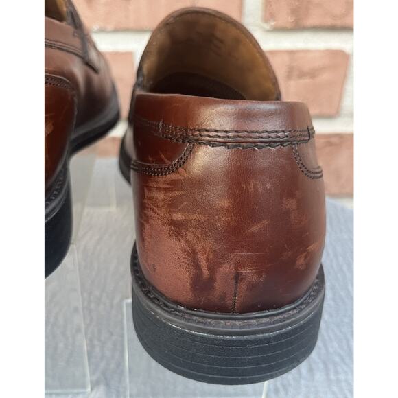 Men\'s Johnston&Murphy XC4 Brown leather Penny Loafer Size 10.5M Made in India main image 9